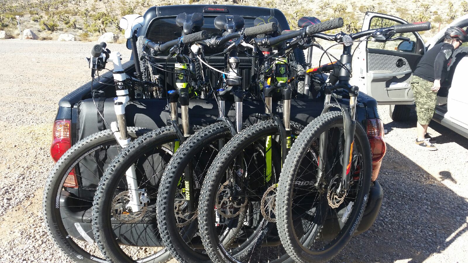 Truck Full of Mountain Bikes